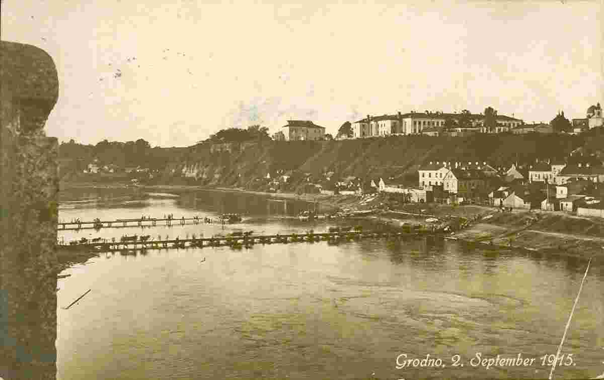 Grodno. Bridges, 1915