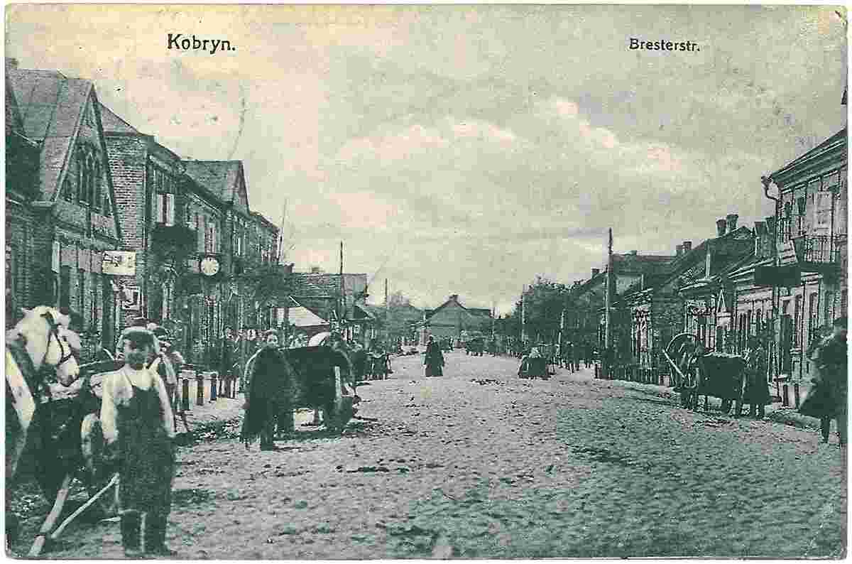 Kobryn. Brestskaya street, 1916