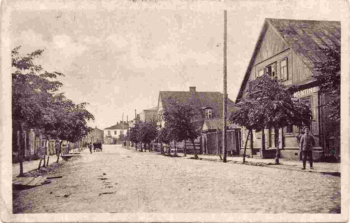 Kobryn. Pinskaya street, 1918