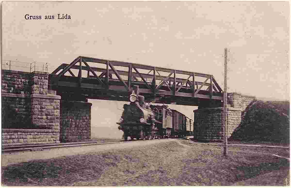 Lida. Train and Bridge