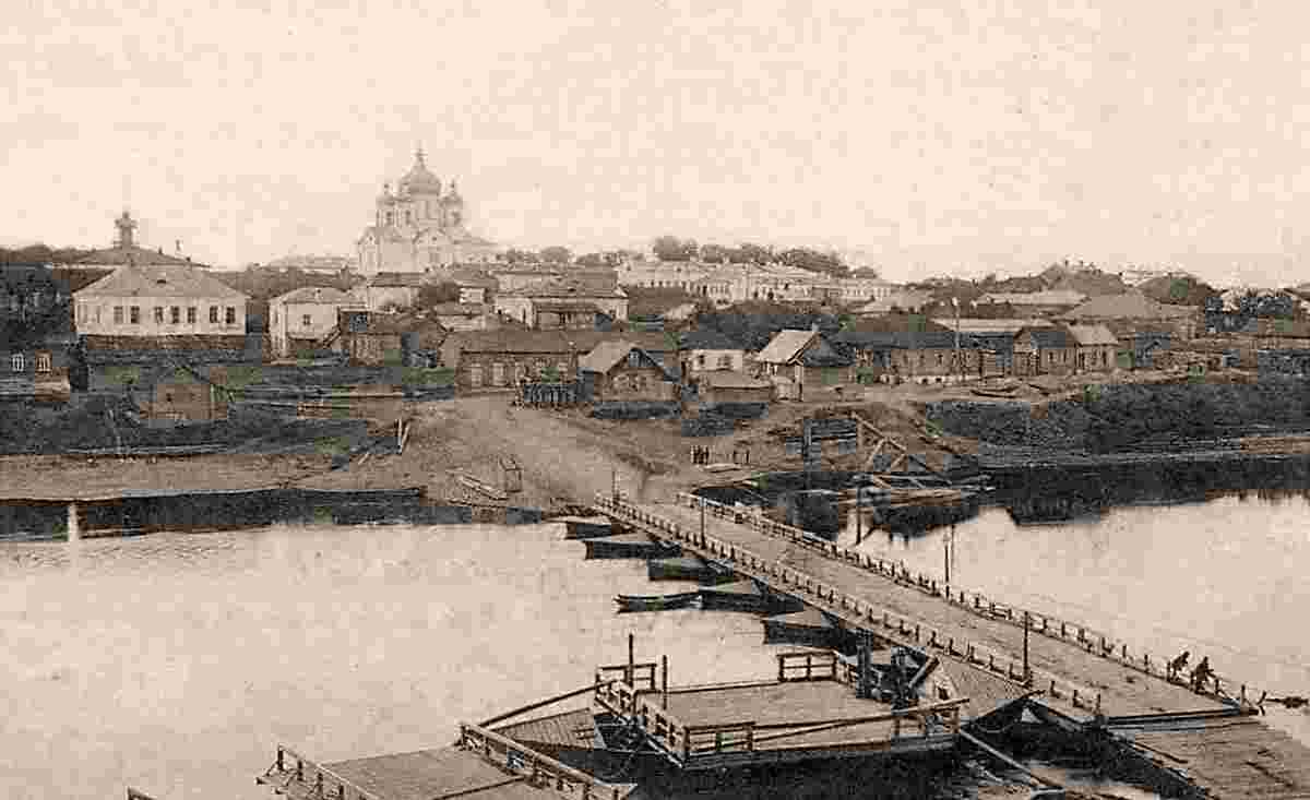 Orsha. Bridge over the Dnieper river, between 1905 and 1913