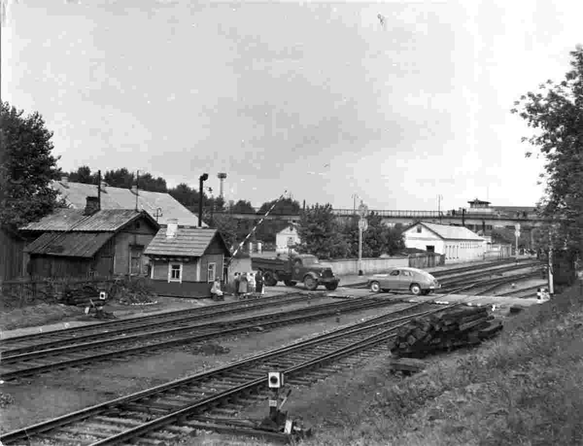 Orsha. Railroad crossing