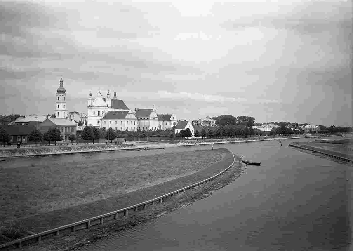 Pinsk. Franciscan Monastery and the Pina River, 1936