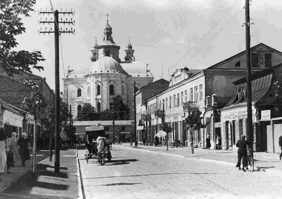 Pinsk. Franciszkańska street, between 1936 and 1939