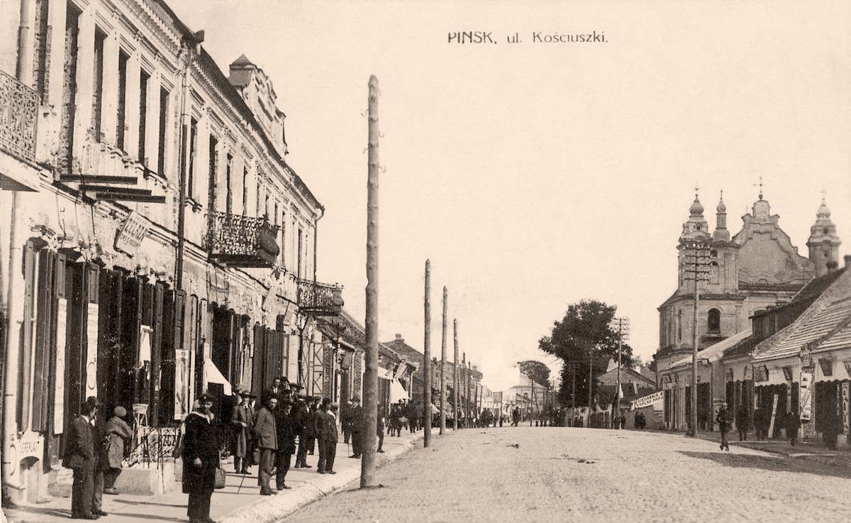 Pinsk. Kosciuszko Street, 1920