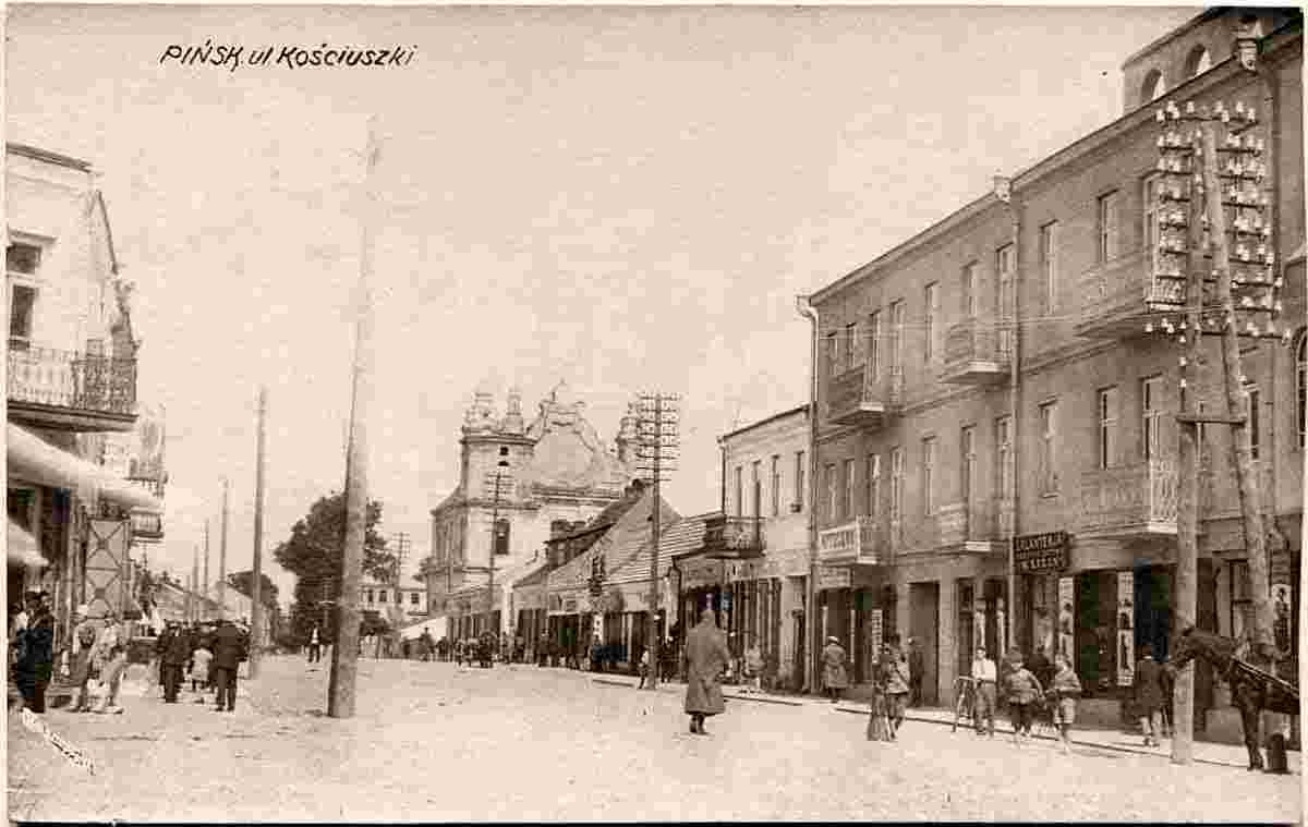 Pinsk. Kosciuszko Street, 1931
