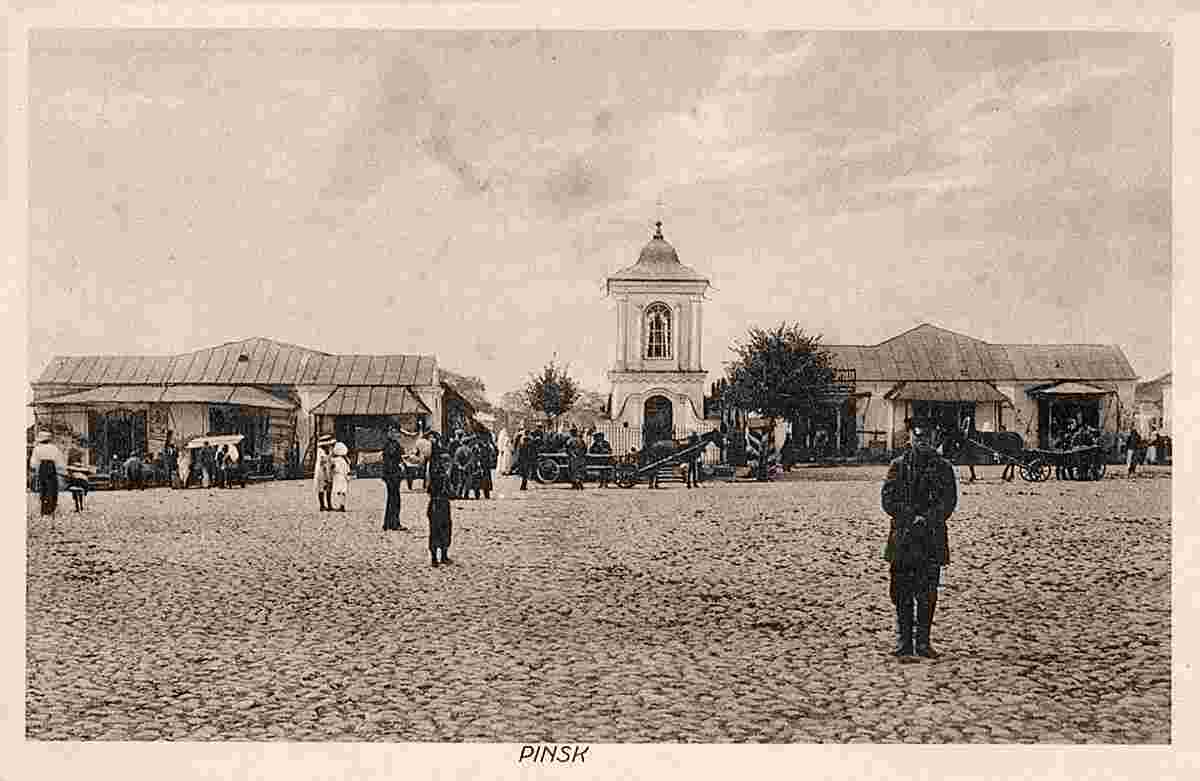 Pinsk. Market, circa 1915