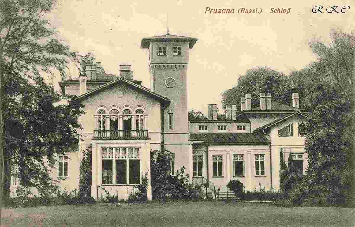 Pruzhany. Castle of Shvykovsky, 1918