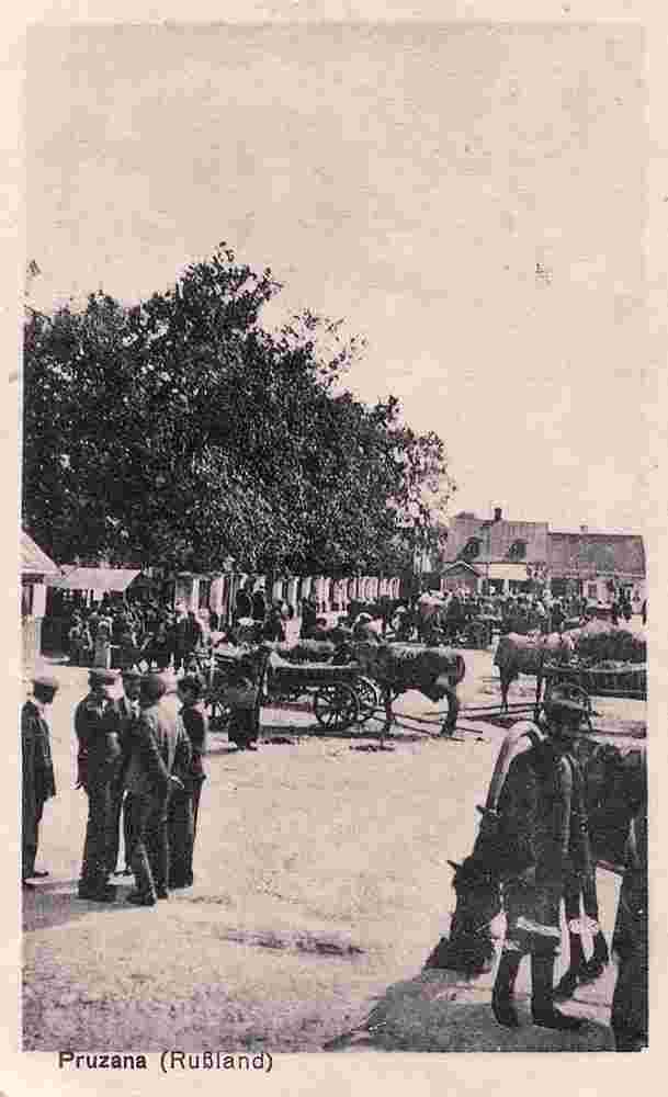 Pruzhany. Marketplace, 1916