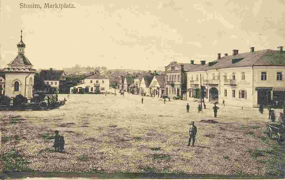 Slonim. Marketplace, 1916