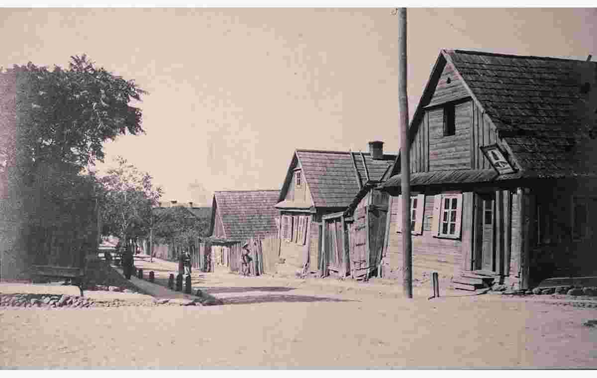 Slonim. School Lane, 1918