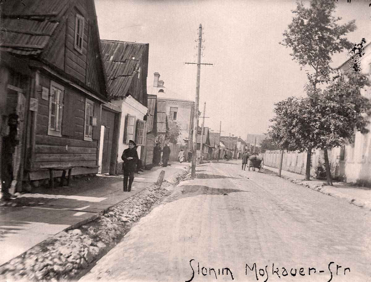 Slonim. Skrobauskaya street, 1918