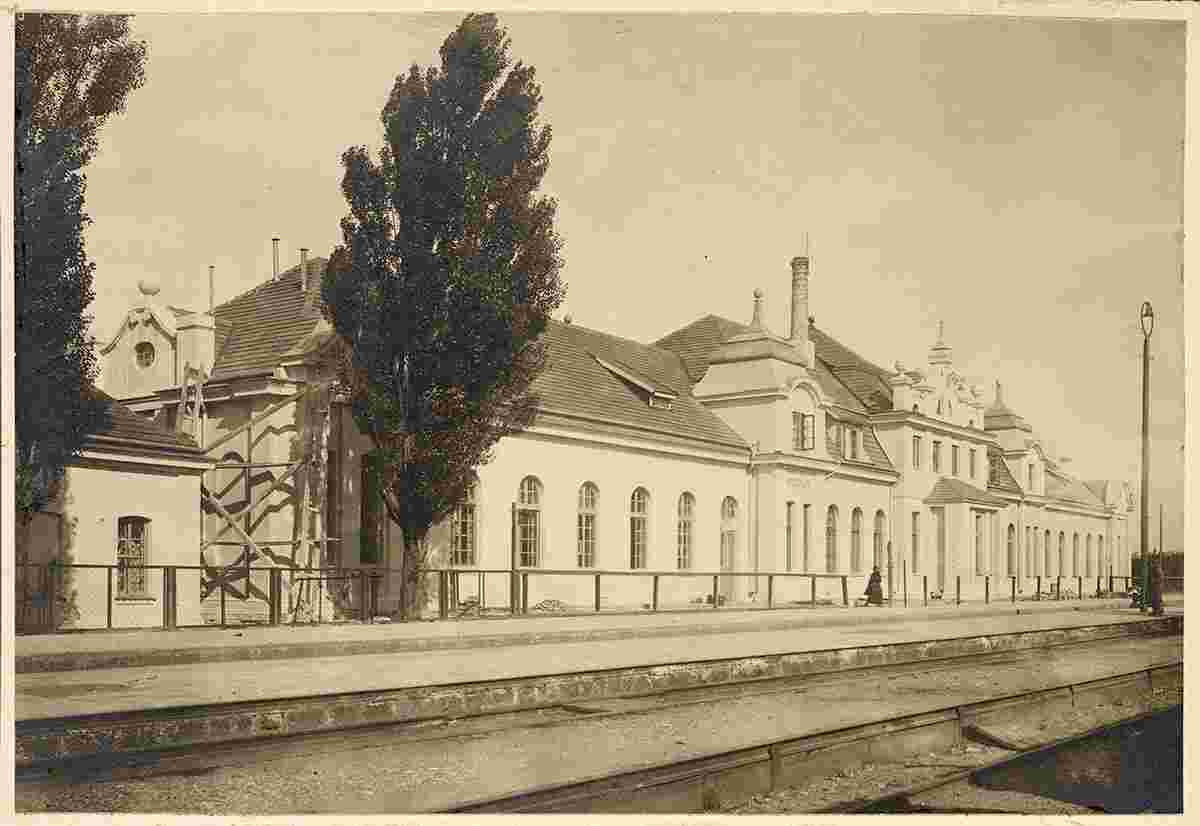 Vawkavysk. Central Railway Station, 1925