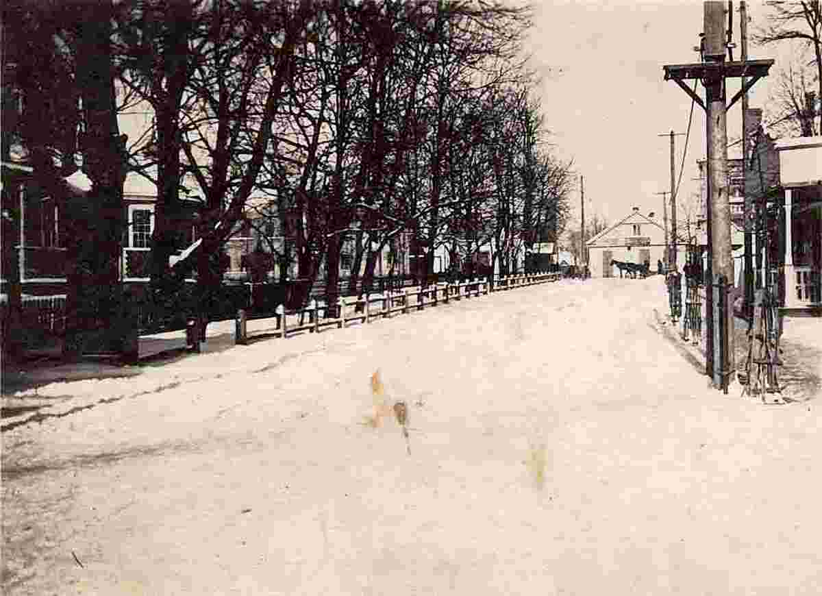 Vawkavysk. Karl Marx Street, formerly Kostelnaya Street
