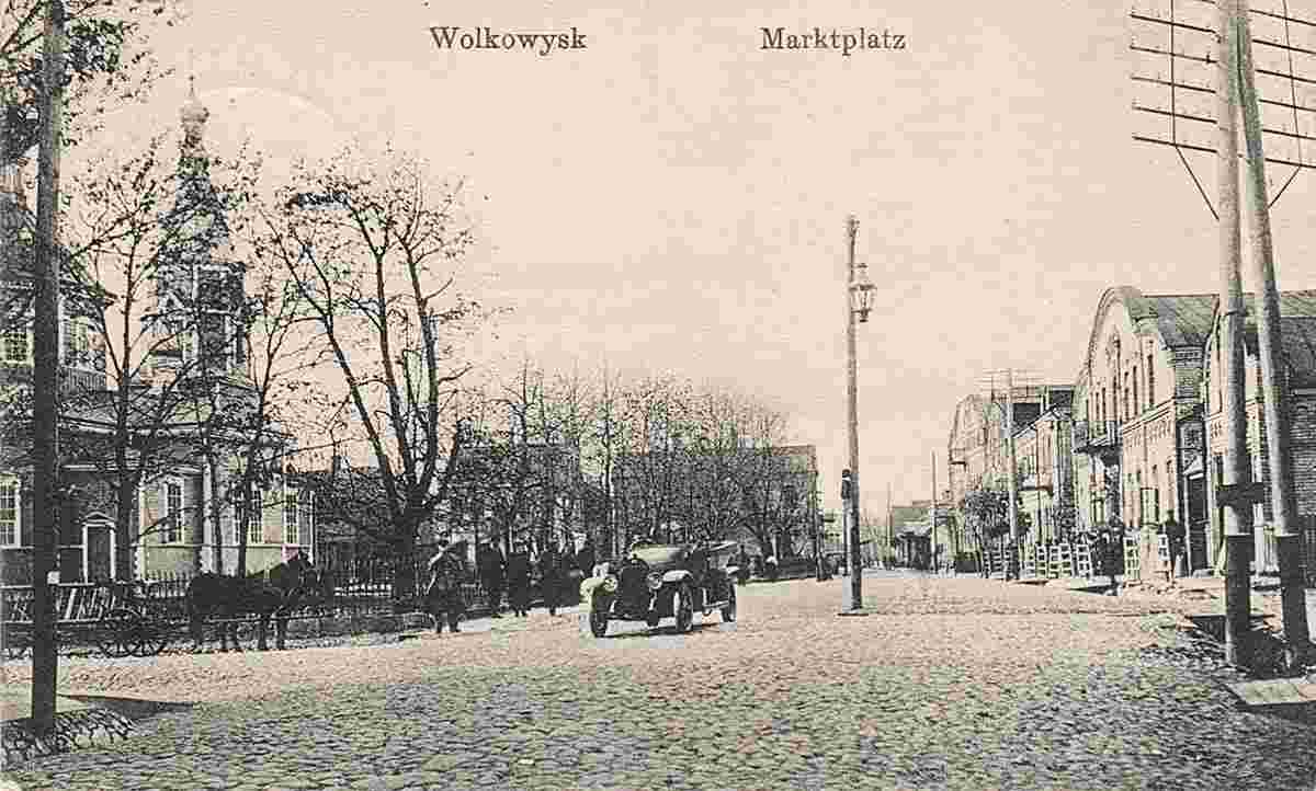 Vawkavysk. Marketplace, 1916