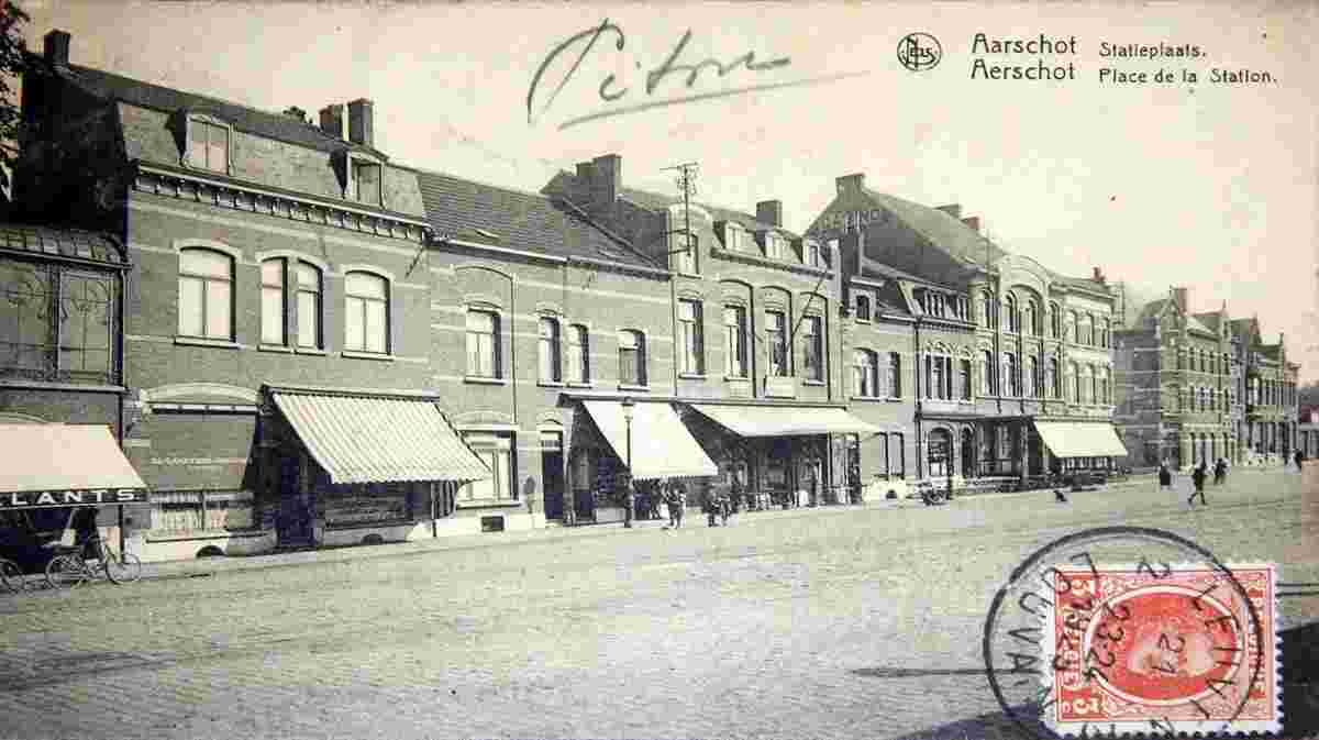 Aarschot. Place de la Station, 1925