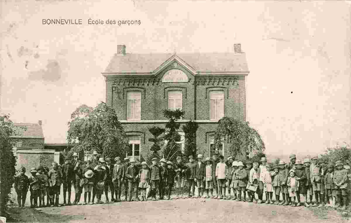 Andenne. Bonneville - Ecole des garçons, 1923