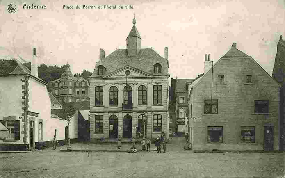 Andenne. Place du Perron, 1912