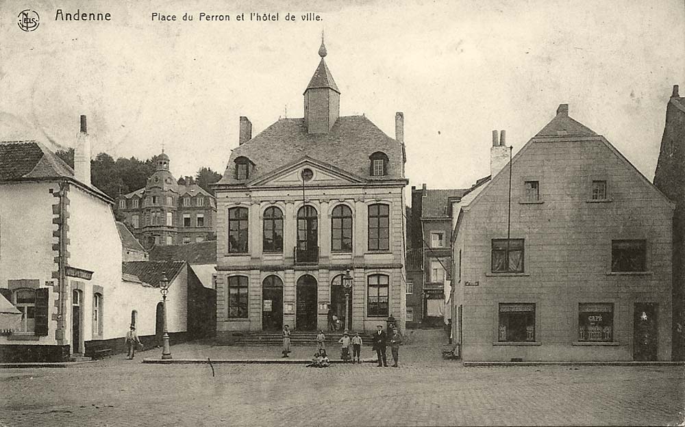 Andenne. Place du Perron, 1912