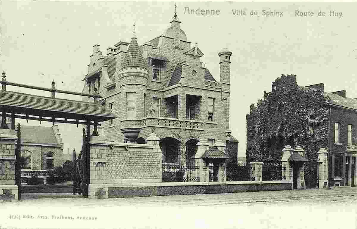 Andenne. Villa du Sphinx, Route de Huy