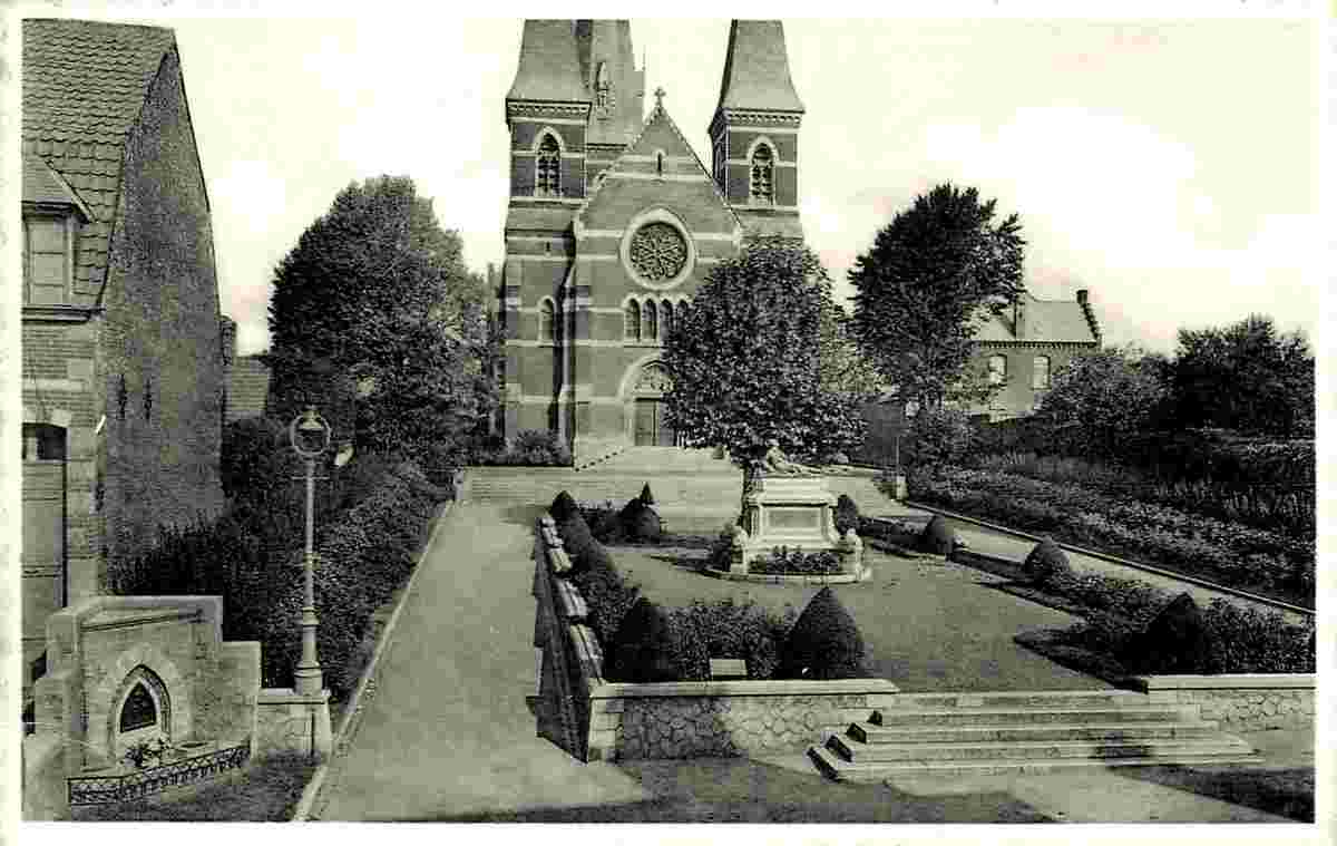 Antoing. Église Saint-Pierre et Monument