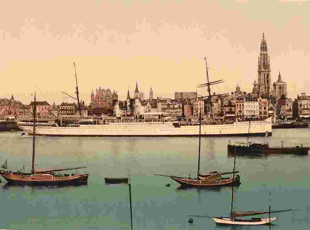 Antwerpen. North German Lloyd steamer