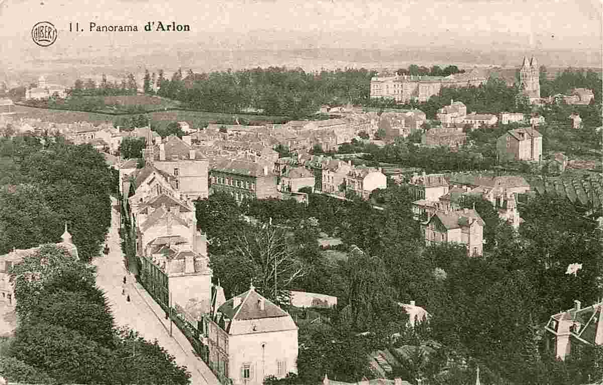 Arlon. Panorama d'Arlon, 1927
