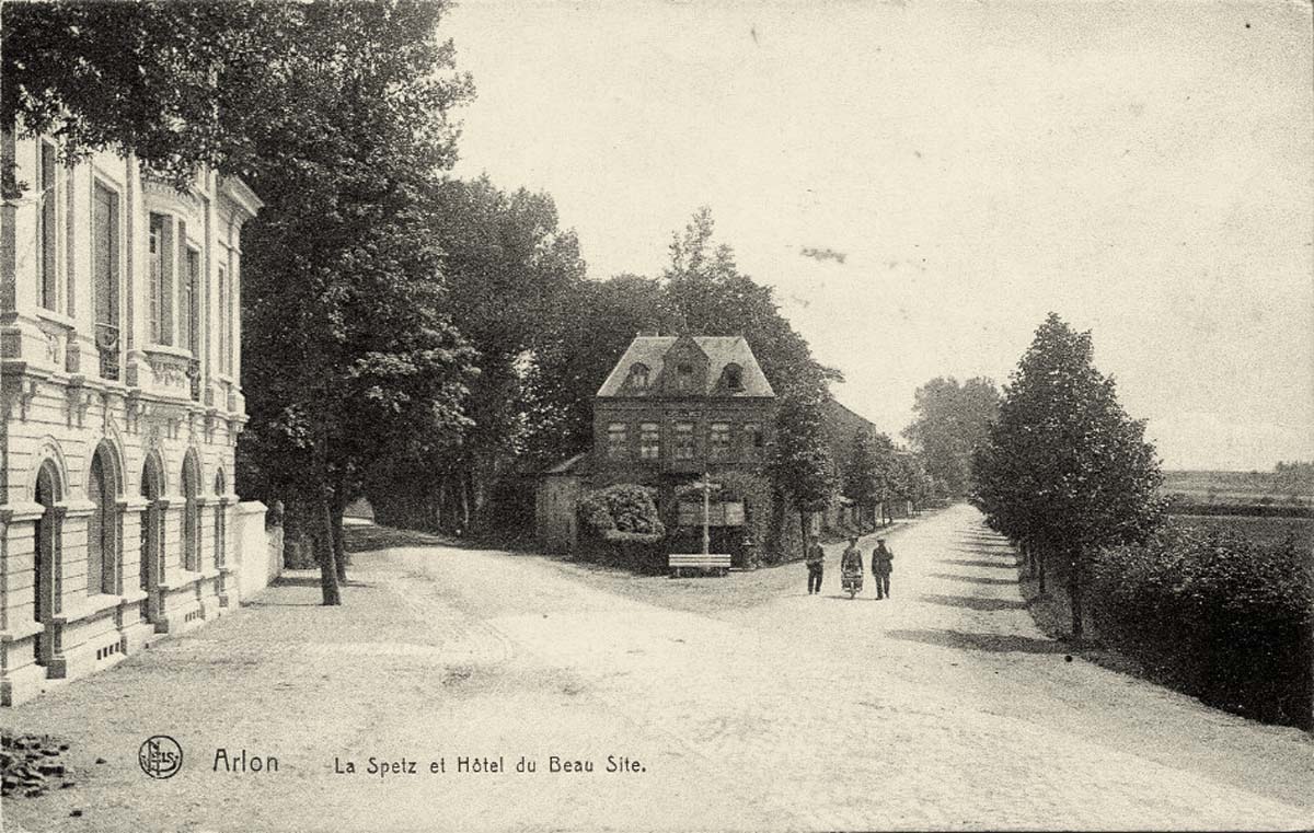 Arlon. Restaurant La Spetz et l'Hôtel du Beau Site, 1916
