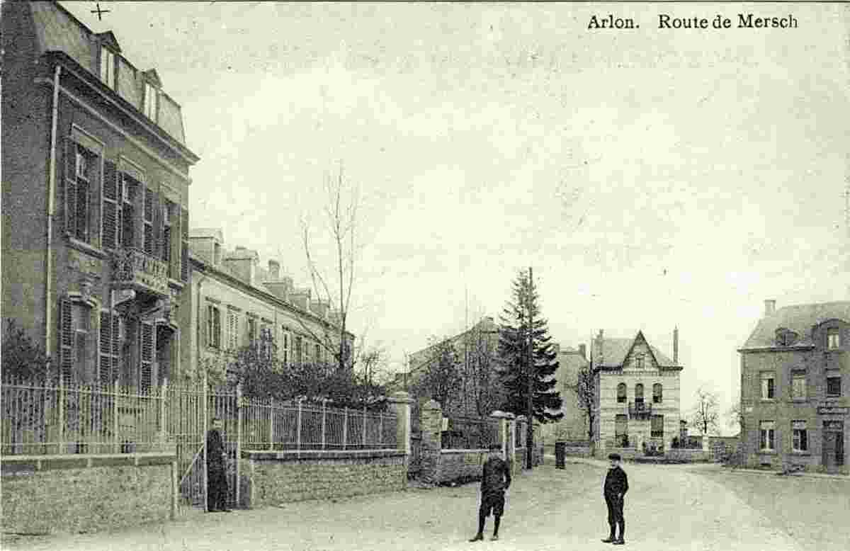 Arlon. Route de Mersch, 1910
