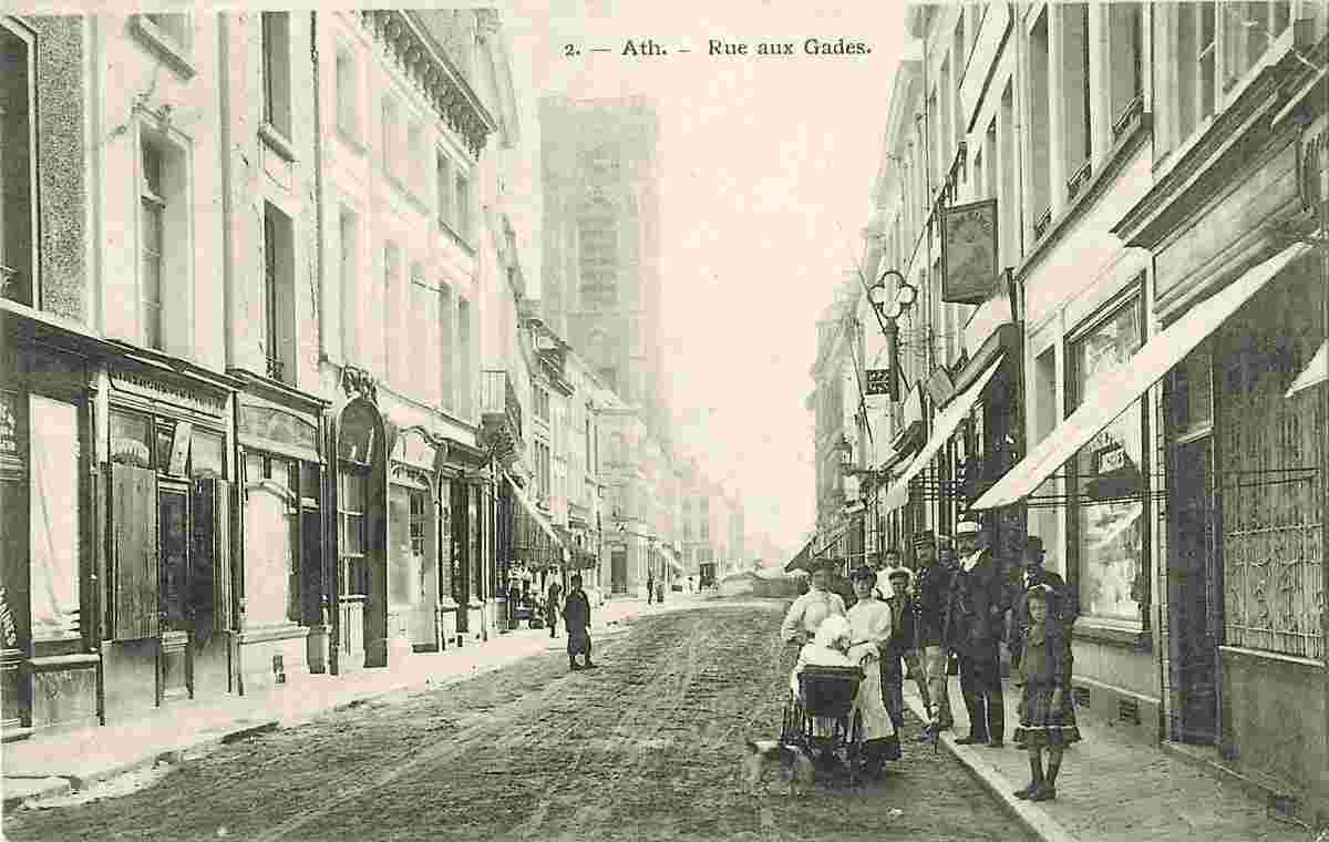 Ath. Rue aux Gades, 1909