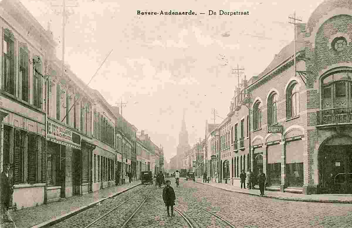 Audenarde. Bevere - De Dorpsstraat, 1936