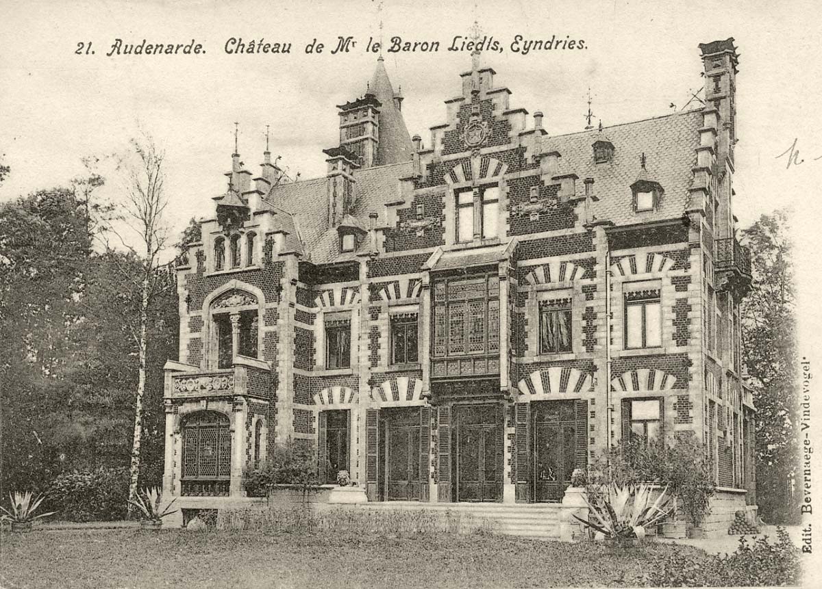 Audenarde (Oudenaarde). Château de Mr. le Baron Liedts, Eyndriess
