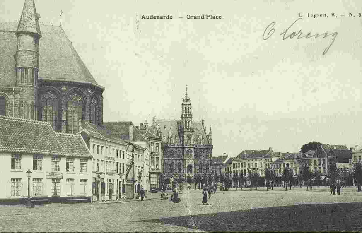 Audenarde. Grand Place, 1908