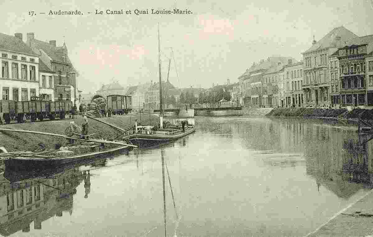 Audenarde. Le Canal, 1911