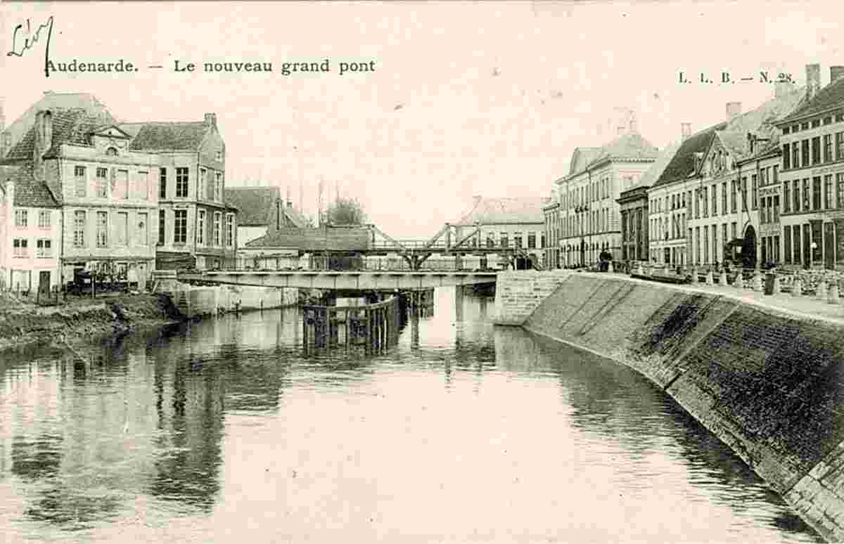 Audenarde. Le Nouveau Grand Pont, 1906
