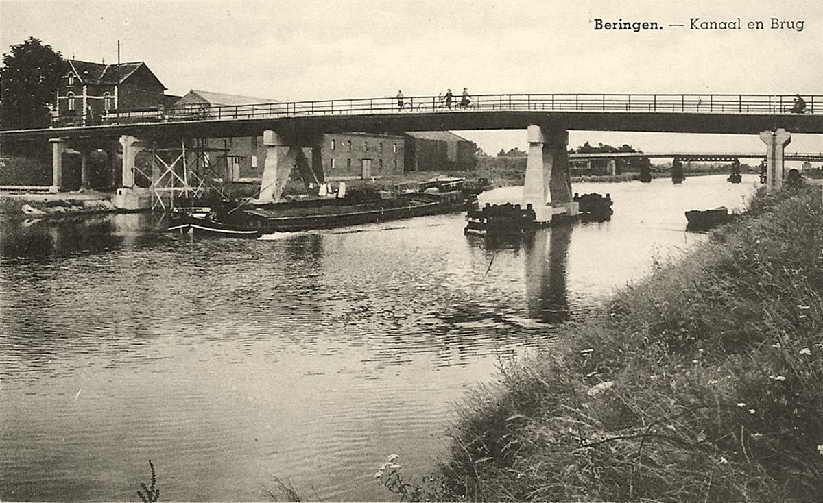 Beringen. Kanaal en brug - Canal and bridge