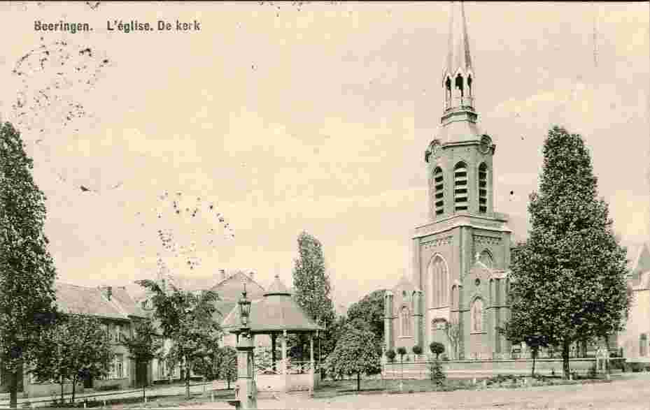 Beringen. L'Église, 1908