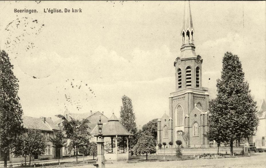 Beringen. L'Église, 1908