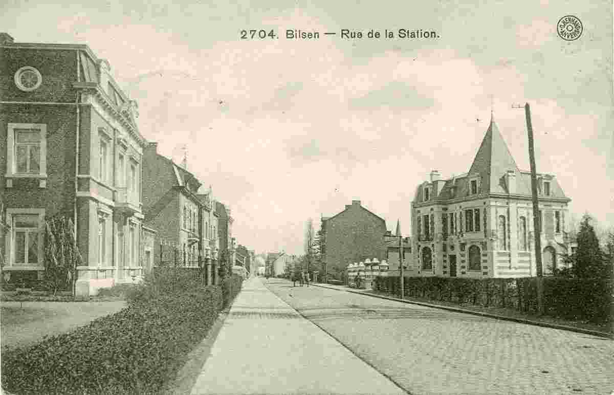 Bilzen. Rue de la Station
