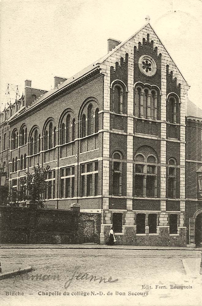 Binche. Chapelle du Collège Notre-Dame de Bon Secours, 1907
