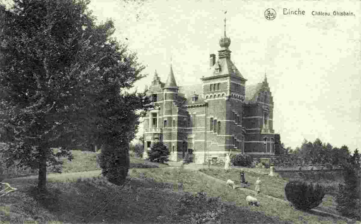 Binche. Château Ghisbain, 1922