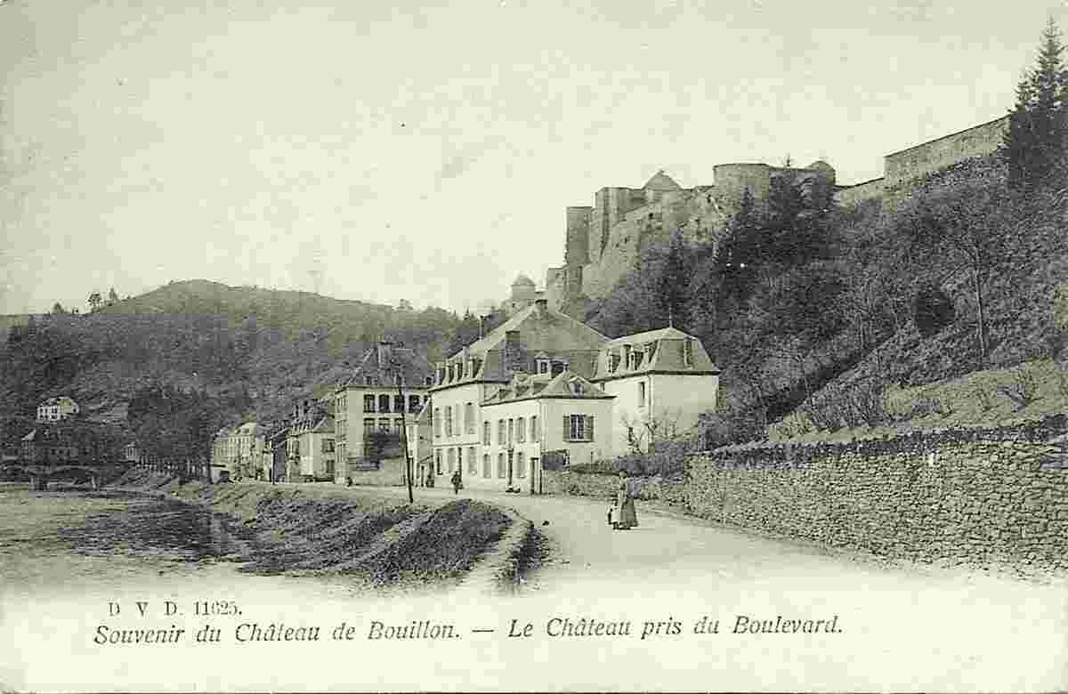 Bouillon. Le Château près du Boulevard
