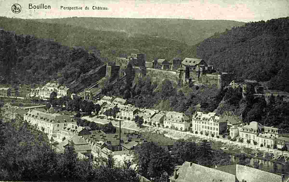 Bouillon. Panorama du Château