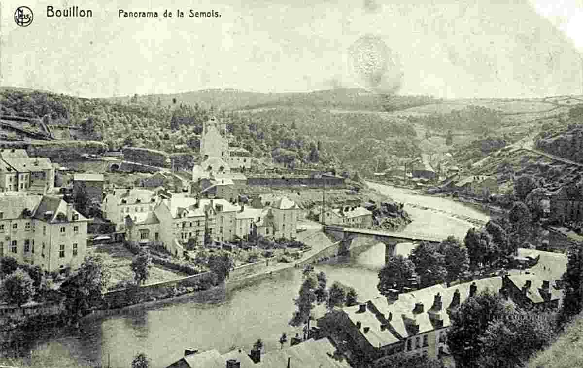 Bouillon. Panorama de la Semois