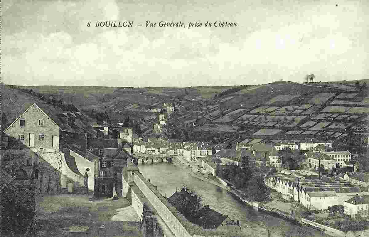 Bouillon. Vue Panoramique, prise de la Château