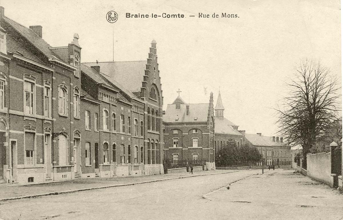 Braine-le-Comte ('s-Gravenbrakel). Rue de Mons