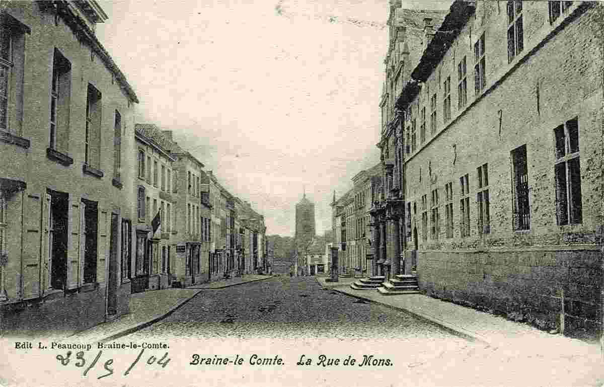 Braine-le-Comte. Rue de Mons, 1904