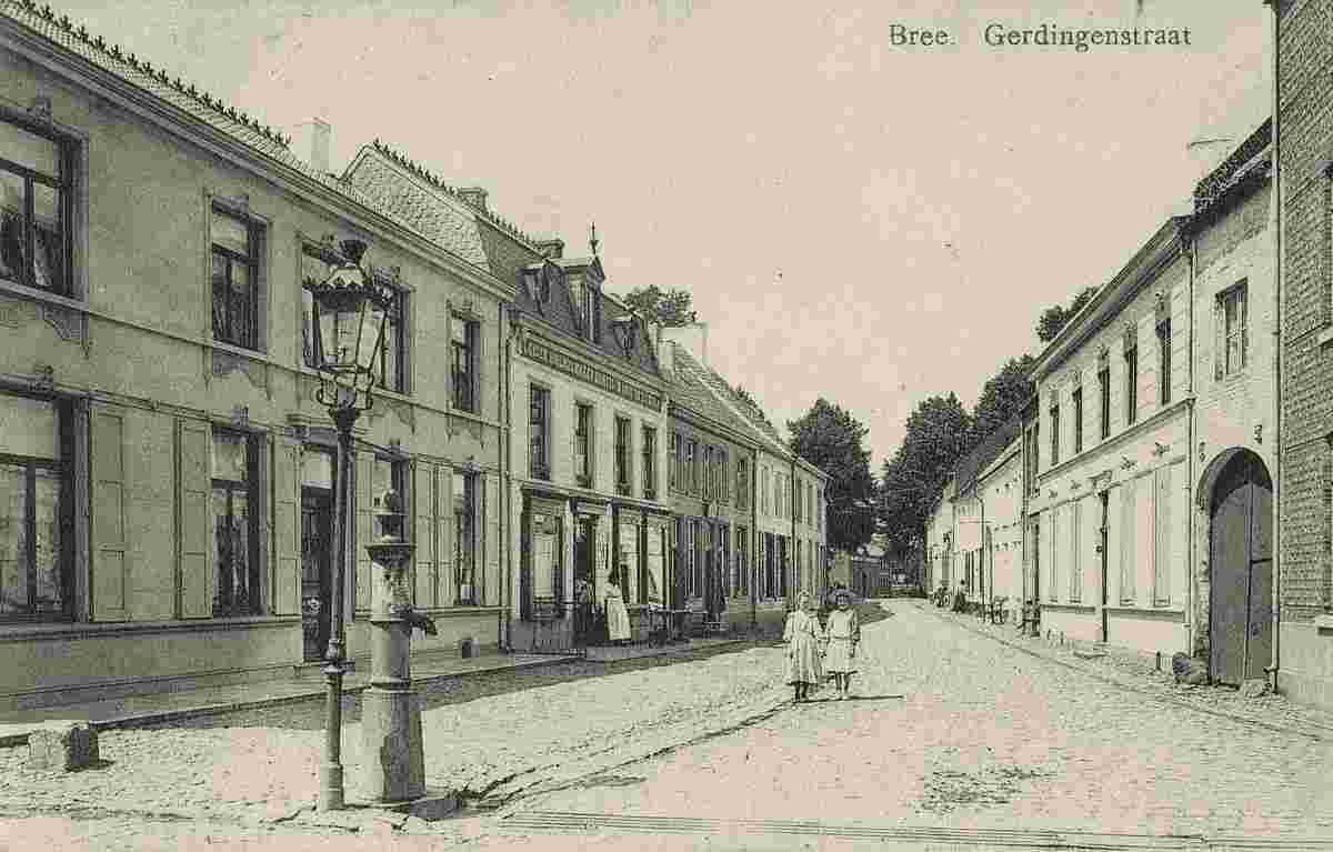 Bree. Rue de la Gerdingen, 1911
