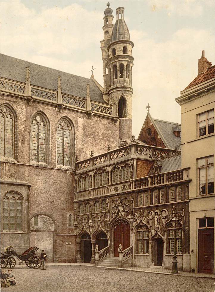 Bruges (Brugge). La chapelle, 1890