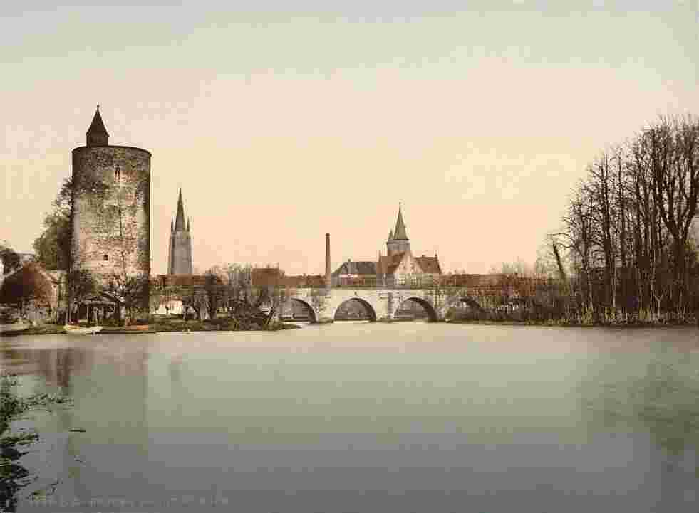 Bruges. Le Lac d'Amour, 1890